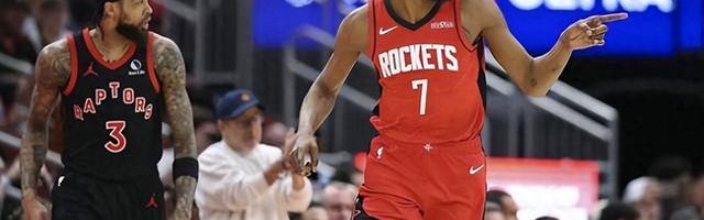 杜兰特29分天神下凡！火箭3人20+轻松“屠龙” 饼王撑起休城内线|凯文·杜兰特|猛龙|申京|三分球|阿尔佩伦-申京_新浪体育_新浪新闻